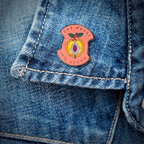 Vegan Vagina Pin